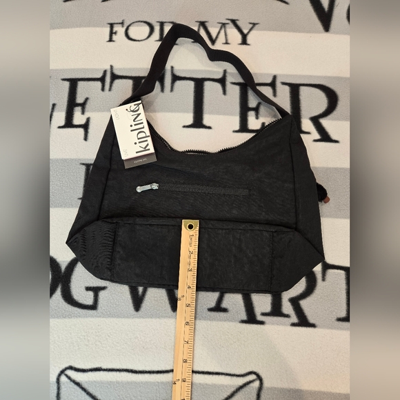 Kipling Bag Black Shoulder Monkey Keychain NEW Isidora - Picture 13 of 16